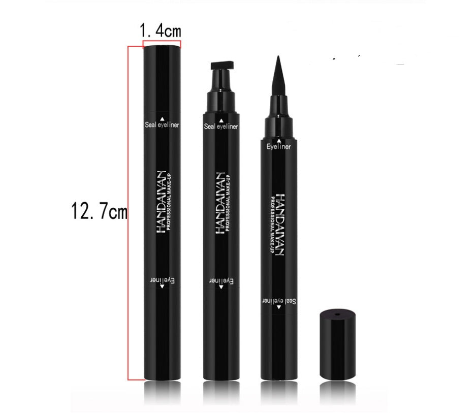Double-headed seal eyeliner Triangle seal eyeliner 2-in-1 waterproof eyeliner Double-headed seal eyeliner Triangle seal eyeliner 2-in-1 waterproof eyeliner